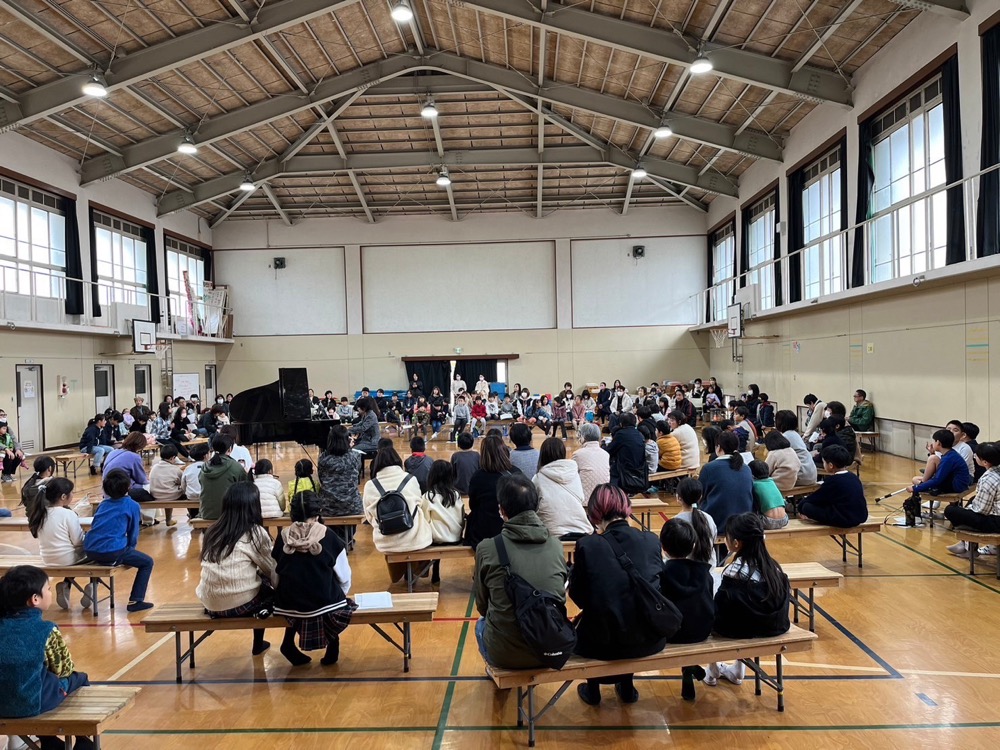 南区＆下京区のピアノ教室の下京区七三小学校でのピアノコンサート