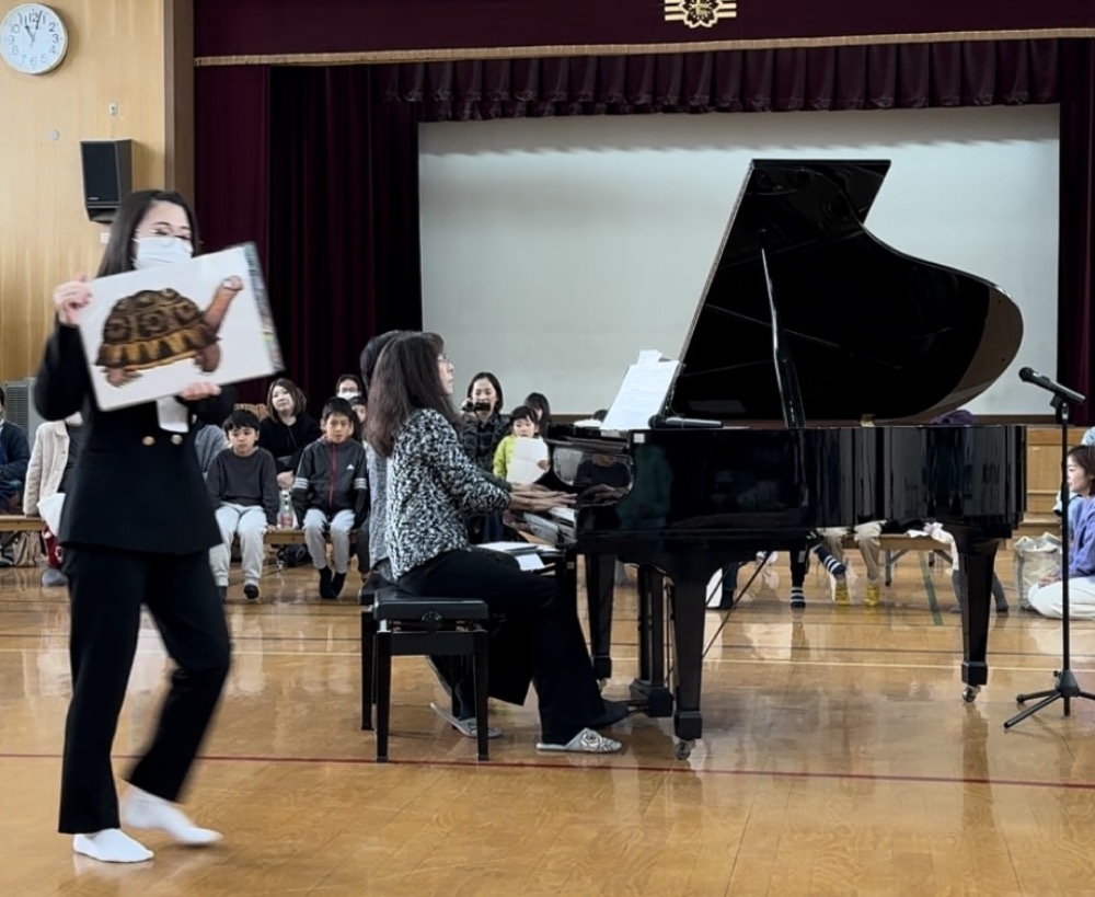 南区＆下京区のピアノ教室の下京区七三小学校でのピアノコンサート