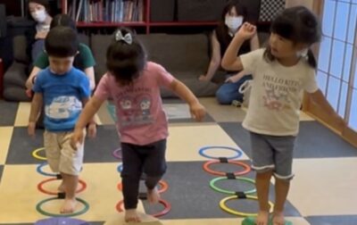 下京区＆南区の英語リトミック♪英語も音楽もリズムに乗って♪遊びのように楽しく学ぶ！