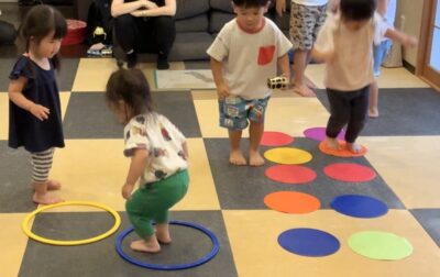 下京区＆南区の英語リトミック教室でファームの動物達と元気いっぱい運動会レッスン開催！