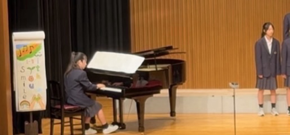 京都市南区＆下京区のピアノ音楽教室の生徒達が中学合唱コンクールで感動のピアノ伴奏！