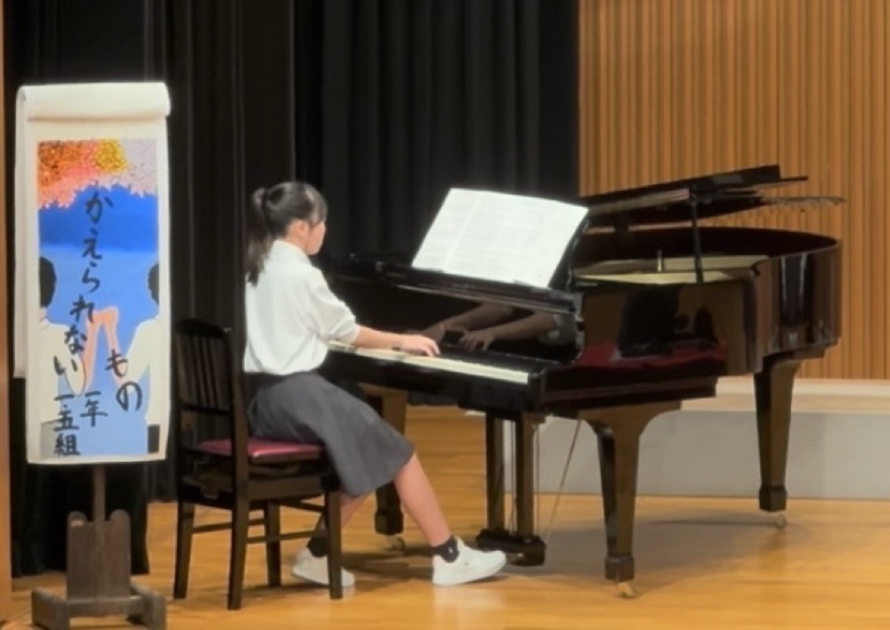 京都市南区＆下京区のピアノ音楽教室の生徒達が中学合唱コンクールで感動のピアノ伴奏！