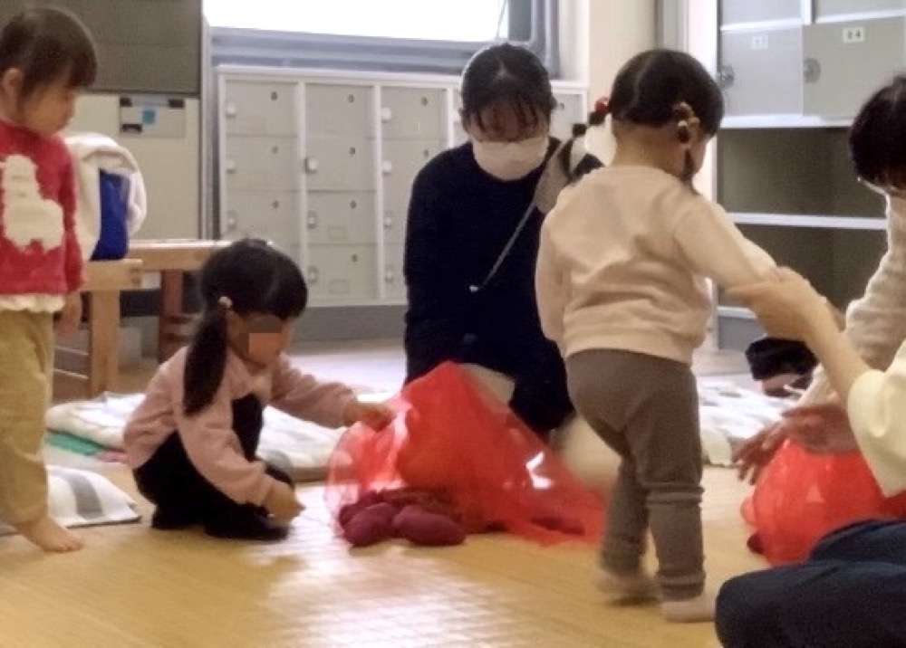 下京区&南区のベビーリトミックで「できた!」の笑顔があふれる森の音楽会リトミック!