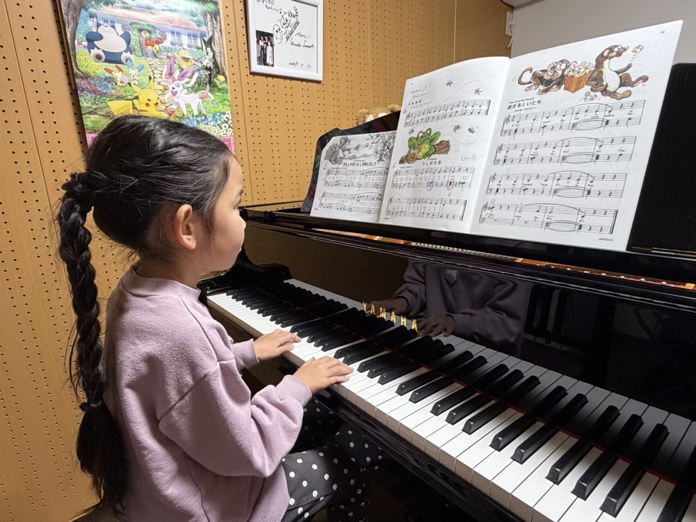 下京区＆南区のピアノ教室♪音読めない！から楽しい！に変わった６歳ちゃんの大きな成長