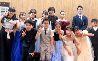 下京区＆南区のピアノ発表会で頑張った！が自信に変わる瞬間に見れた最高の笑顔