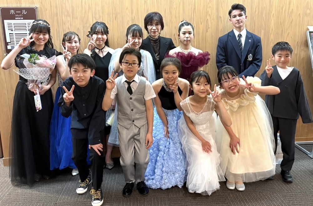 下京区&南区のピアノ教室の発表会開催♪頑張ったの先に見えた満点の笑顔